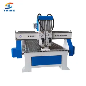 1325 ahşap kesme oyma makinesi Cnc Router makine için Solidwood Mdf alüminyum kontrplak