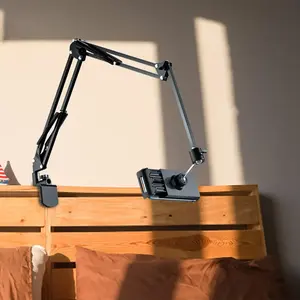 <span class=keywords><strong>Support</strong></span> de <span class=keywords><strong>tablette</strong></span> de lit en métal réglable à 360 degrés <span class=keywords><strong>avec</strong></span> <span class=keywords><strong>support</strong></span> de suspension de téléphone tableau de bord et utilisation de bureau pour la prise de photos - Product Image 2