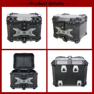 WENDUN Fabrication directe, boîte à bagages pour <span class=keywords><strong>moto</strong></span> de 45L, boîte latérale en aluminium gaufré coloré, excellent matériau en alliage pour l'utilisation de bagages - Product Image 5