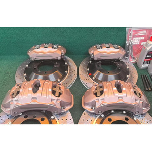 Kit d'étriers <span class=keywords><strong>de</strong></span> <span class=keywords><strong>frein</strong></span> surdimensionnés <span class=keywords><strong>de</strong></span> précision pour <span class=keywords><strong>Brembo</strong></span> 19Z, 6 <span class=keywords><strong>pistons</strong></span> avant et <span class=keywords><strong>4</strong></span> <span class=keywords><strong>pistons</strong></span> arrière, 355x32mm, pour Porsche 718 Cayman Boxster - Product Image 2