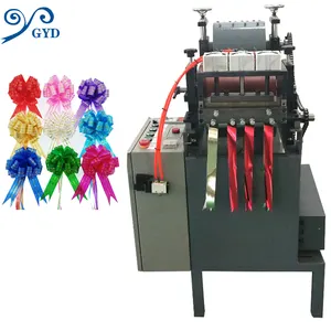 CE Rohs Certificated Gift Bows Making Machine OEM Customized Sizes Ultrasonic Gift Ribbon Butterfly Pull Bow Making Machine