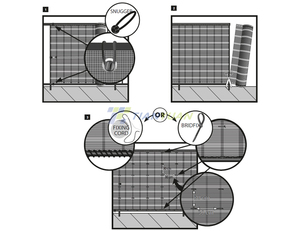 HDPE 5m x 2M <span class=keywords><strong>PE</strong></span> Polyester vườn riêng tư Màn hình <span class=keywords><strong>Shade</strong></span> Net cho ngoài trời với 90% chống nắng - Product Image 4