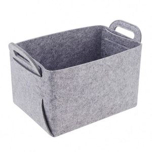 Panier de rangement pliable en feutre de polyester écologique, organisateur carré multifonctionnel, articles pour bébés, cadeaux pour enfants, jouets personnalisés - Product Image 3