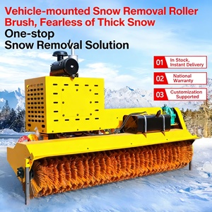 מברשת שלג הידראולית בעלת יעילות גבוהה, קלת משקל, המותקנת על רכב עם מנוע דיזל, עשויה מסגסוגת עמידה בפני שחיקה, עבור שלג בכבישים מהירים גדולים. - Product Image 6