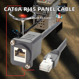 สายต่อ CAT6เครือข่าย RJ45ตัวผู้กับ RJ45ตัวเมีย1ม. 2ม. 5ม. กิกะบิตแลนแพตช์เราเตอร์ติดผนังสายโมเด็ม - Product Image 2