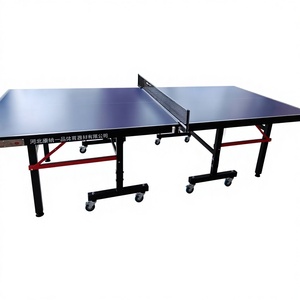 <span class=keywords><strong>Mesa</strong></span> de <span class=keywords><strong>Ping</strong></span> <span class=keywords><strong>Pong</strong></span> Plegable Doble de 18 mm, <span class=keywords><strong>Mesa</strong></span> de Tenis de <span class=keywords><strong>Mesa</strong></span> Interior Móvil de Tamaño Estándar - Product Image 2