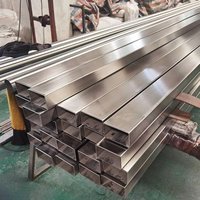 Tube carré et rectangulaire en acier inoxydable SUS ASTM AISI 201 202 304 316 430 pour la construction de structures