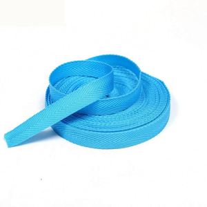 Ruban tissé personnalisé en couleur unie, ruban brodé pour vêtements - Product Image 2