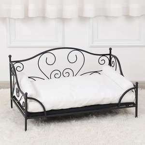 Luxe Metalen Hondenkat Slaapbank Met Wasbare Ijzeren Frame Slaapbank Met Lastechniek - Product Image 1