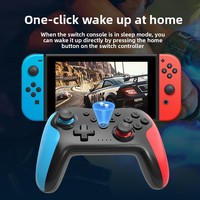 Manette de jeu transfrontalière GAMINJA NS009 pour Switch, sans fil Bluetooth, avec gyroscope six axes et vibration, compatible Black Myth Wukong