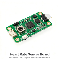 Solution PCBA complète pour capteur de fréquence cardiaque PPG, module d'acquisition de signal PPG personnalisé pour appareil portable