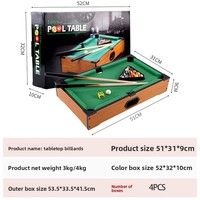 Table de billard miniature personnalisable en MDF pour enfants, ensemble de billard éducatif interactif pour la maison, directement de l'usine