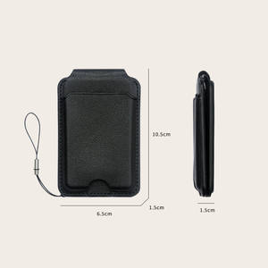Cartera Minimalista de Cuero PU para Tarjetas y Porta Tarjetas de Crédito con Bloqueo RFID Multifunción para Funda de iPhone - Product Image 4