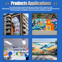Impresora de Pared con Efecto UV 3D, Barniz para Impresión de Murales de Gran Formato, Máquina de Impresión Directa a Papel Tapiz, Pintura Personalizada, Arte en Cerámica