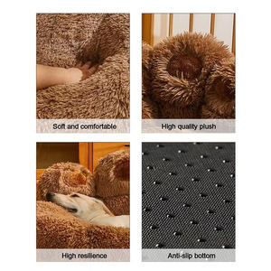 Cama de Felpa para Perros y Gatos de Alta Calidad, Moderna y Clásica, con Logotipo Personalizado, en Forma de Pata de Oso, Portátil, Plegable, en Caja - Product Image 6