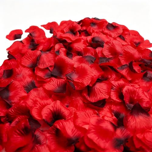 Arche florale en soie en forme de cœur réaliste, décoration de mariage avec roses rouges pour la fête des mères et Noël, vente en gros - Product Image 6