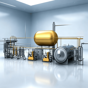 Système de récupération de dioxyde de carbone à haute rentabilité 150 kWh, systèmes d'absorption de CO2 par biogaz et gaz de combustion à glace sèche - Product Image 1