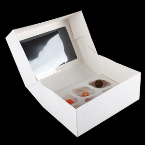 Ready to Ship Popular Cupcake Packaging Box in 6 Holes 12 Holes Cupcake <b>Boxes</b> - Product Image 5
