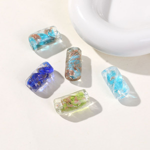 18-20*9-11mm Màu ống thủy tinh lỏng hạt xoắn ốc cột đối với trang sức làm thời trang phụ kiện tự làm - Product Image 3