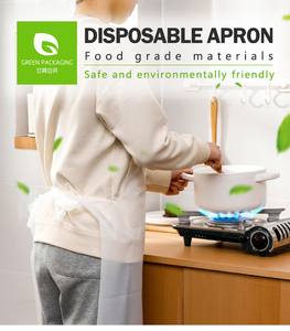 Delantal Desechable de PE sin Mangas, Resistente al Aceite y al Agua, Ecológico, Ligero y Plano, Suministro de Fábrica - Product Image 5
