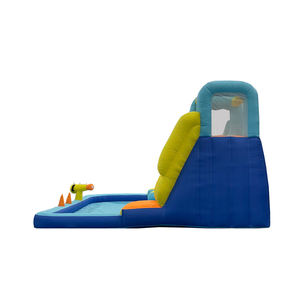 Castillo Inflable Personalizado, Juegos para Fiestas Infantiles y Tobogán Acuático, Casa de Brinco con Pistola de Agua y Piscina - Product Image 2