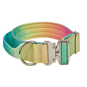 Taktyczna Obroza Dla PSA Hundehalsband Gradient Heavy Duty Tactical <span class=keywords><strong>Dog</strong></span> Collar Correa Set Material de nylon con hebilla táctica - Product Image 6