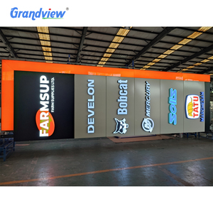 Insegna Pylon per Negozi e Strade in Acciaio Inox per Esterni con Logo e Nome del Marchio OEM - Product Image 2