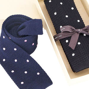 Nouveau modèle 2026 – Cravate <span class=keywords><strong>tricot</strong></span>ée à pois multicolores en 100 % polyester de bonne qualité pour hommes <span class=keywords><strong>d</strong></span>'affaires - Product Image 2