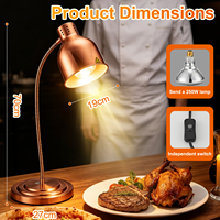 Lampe chauffante isolante pour buffet de cuisine taïwanaise, idéale pour hôtels, restaurants et bars à grillades, pour maintenir les aliments au chaud