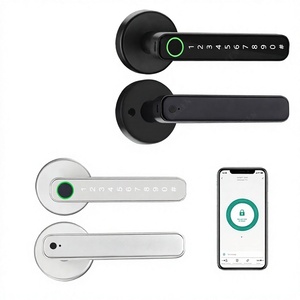 Tuya Bluetooth Smart Lock Handle Fingerprint Password Key Card Electric <strong>Door</strong> <strong>Knob</strong> Smartphone Unlock for Home Hotel - Product Image 4