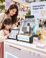 Imprimante à sucre portable, machine à fabriquer des bonbons 3D pour les marchés de location de matériel de fête et les petites entreprises