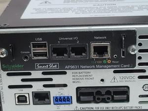 SMX2200RMLV2U APC 1980W แร็กเมาท์พร้อมการ์ด AP9631ไม่มีแบตเตอรี่อ่านแหล่งจ่ายไฟ - Product Image 4
