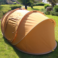 Tente de camping familiale en plein air, style moyen-oriental, imperméable, anti-insectes, tissu TC, deux couches, installation pop-up gratuite
