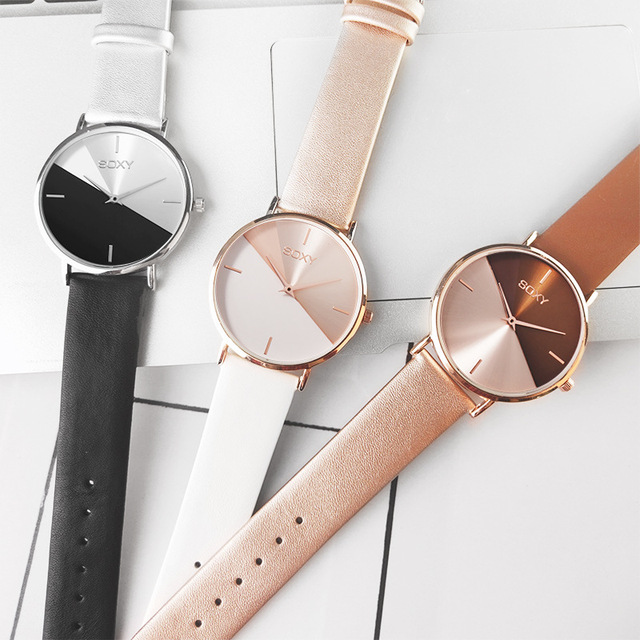 Creative Simple Large Dial Ladies Watch Quartz Watch