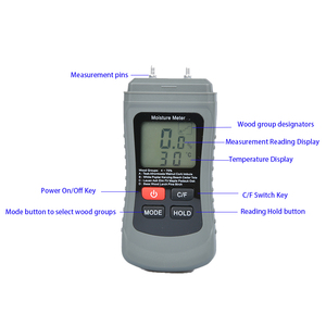 เครื่องวัดความชื้นไม้2024 MT01พร้อมจอ LCD วั<span class=keywords><strong>ด</strong></span>น้ำจากเฟอร์นิเจอร์ฟืนพื้นไม้และต้นไม้ - Product Image 4