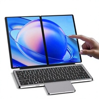 Portátil 2 en 1 con Pantalla Dual de 1095 Pulgadas, N100, Celeron-1215U, SSD, Windows 10/11