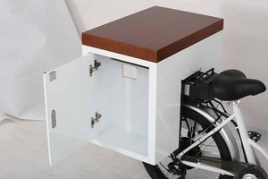 Nouveau commerce de détail alimentaire chariot <span class=keywords><strong>e</strong></span> vélo de crème glacé<span class=keywords><strong>e</strong></span> Mobile congélateur vélo avec solaire à vendre - Product Image 2