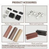 High Quality WPC Decking Hard Wearing Co-extruded Swimming Pool Wood Composite Panels Waterproof Patio WPC Outdoor Decking