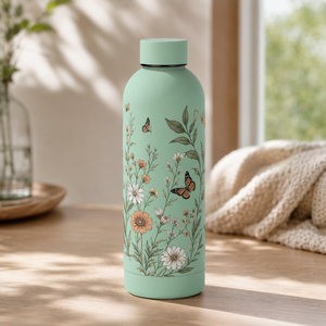 Bouteille isotherme moderne en acier inoxydable 304 avec couvercle personnalisable, isolation thermique de 12 à 24 heures pour le camping - Product Image 5