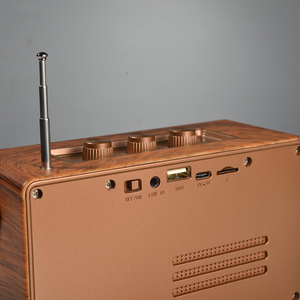 HS-2946 Transfert De L'eau Impression portable <span class=keywords><strong>radio</strong></span> avec Old fashioned vintage style BT 5.1 connexion sans fil, TF Carte - Product Image 5
