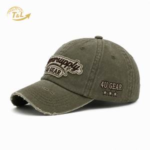 Gorra de Béisbol 4Ugear Vintage de Algodón Lavado con Logotipo Bordado, Unisex, Ajustable, de 5 Paneles, Estilo Deportivo Informal para Adultos - Product Image 3