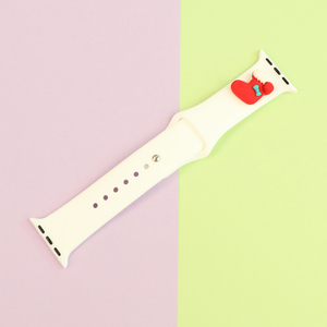 Correa de Silicona para <span class=keywords><strong>Apple</strong></span> <span class=keywords><strong>Watch</strong></span> de 46 mm, Serie 11, con Dijes de Resina 3D, Brazalete Deportivo de Goma - Product Image 4