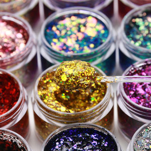 Mayorista Maquillaje Camaleón Glitter Gel Cara Cabello Nail Eye Body Art Liquid Glitter Gel - Product Image 4