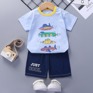 Pijamas de Verano para Niños con Estampado de Dibujos Animados, Conjuntos de Ropa de Dormir para Bebés, Niños y Niñas, Manga Corta, 2 Piezas - Product Image 4
