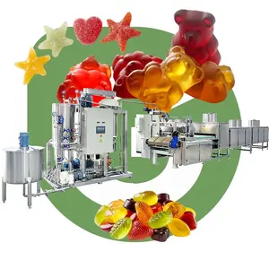 Vitamin Apple Cider Vinegar Gummy Depositor Single Bear Laboratory Fruit Soft Candy Make Machine With Ce