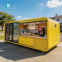 Casa Prefabricada de Lujo de 40 Pies, Estilo Bungalow, con Electrodomésticos Modulares de Lujo, Tipo Apple Cabin, para Vacaciones en el Jardín