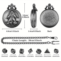 Cadeaux Dungeons & Dragons : Boîte à dés vintage personnalisée avec mini-dés en métal, matériaux recyclés durables, finition dorée