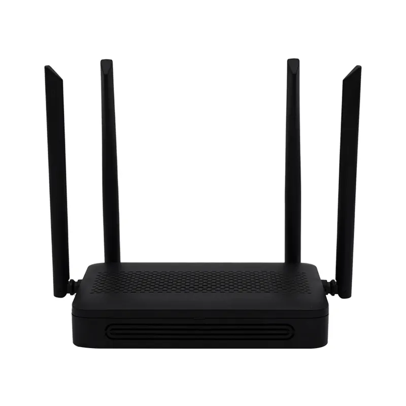 Enrutador Wifi6 AX 3000 de banda dual de alta velocidad OEM y ODM, enrutador inalámbrico Gigabit completo de 4 puertos 2,4 GHz 5G con antena 4 * 5dBi de alta ganancia