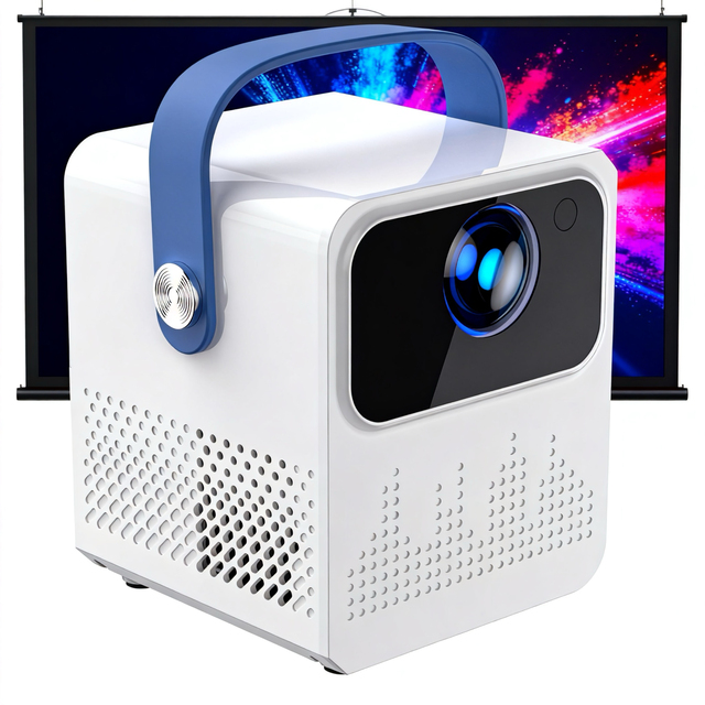 T2 Mini Portable Smart Projector Android 11 720P Mini LCD LED Projector 180 Lumens Home Cinema 3D Movie Proyector