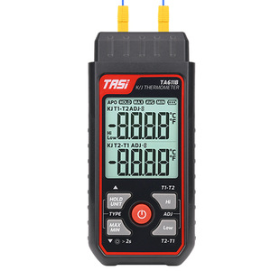 เทอร์โมมิเตอร์แบบเทอร์โมคัปเปิลชนิด K พร้อมหัววัดแบบสัมผัสความแม่นยำสูงสำหรับวัดอุณหภูมิพื้นผิว รุ่น TA611A/B แบบสองช่องสัญญาณ - Product Image 5